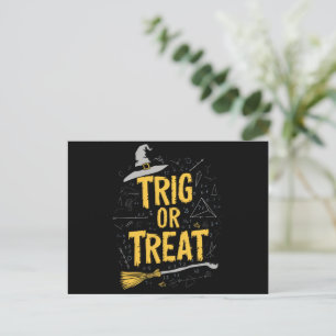 Carte Postale Halloween Math Enseignant Trier Ou Treat School