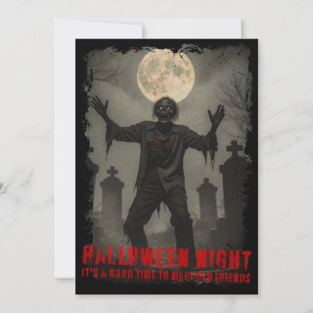 Carte postale Halloween Night Reunion (Devant)