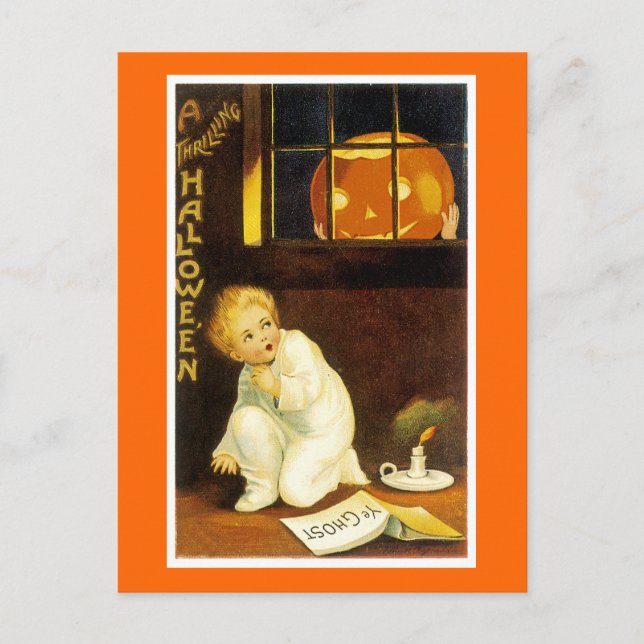 Carte Postale Halloween palpitant (Devant)