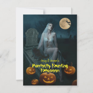 Carte Postale Halloween parfaitement hanté