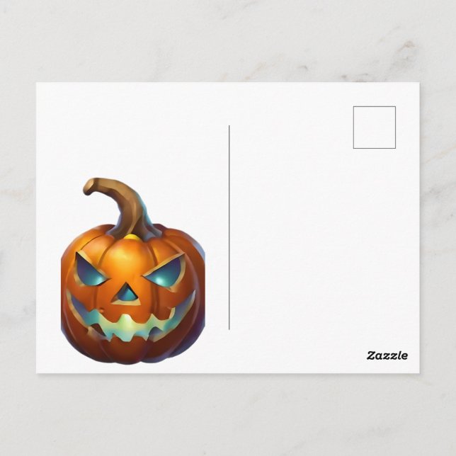 Carte Postale Halloween personnalisé (Dos)