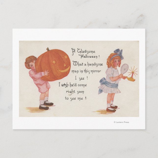 Carte Postale Halloween SalutationUn Halloween glauque (Devant)