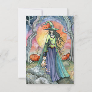 Carte postale Halloween Smug Witch
