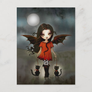 Carte postale Halloween Vampire Mignon