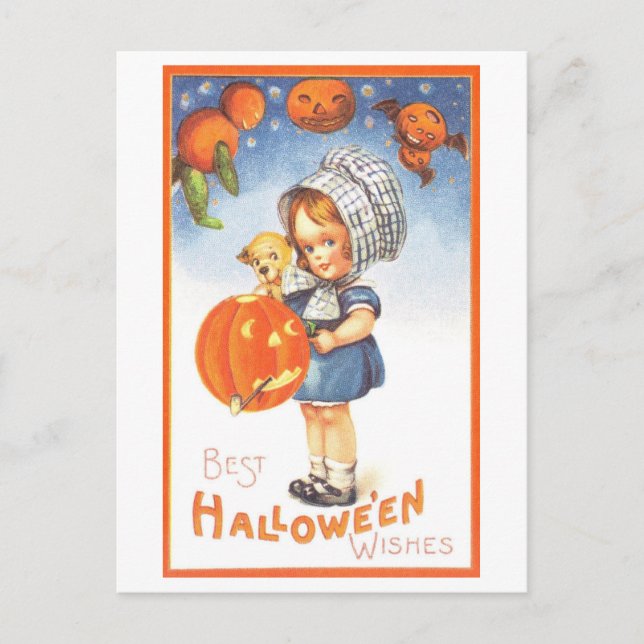 Carte postale Halloween Vintage (Devant)