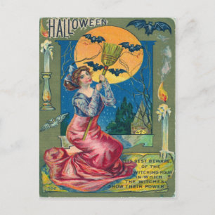 Carte postale Halloween vintage