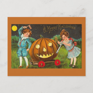 Carte postale Halloween vintage
