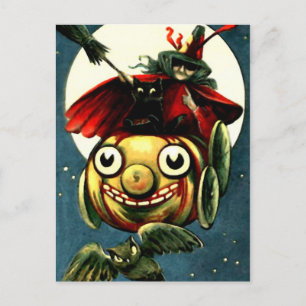 Carte postale Halloween vintage