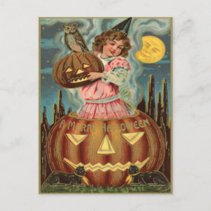 Carte Postale Halloween vintage