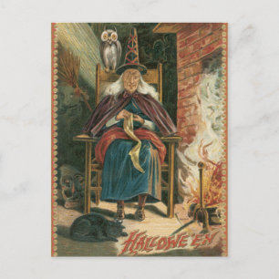 Carte postale Halloween vintage