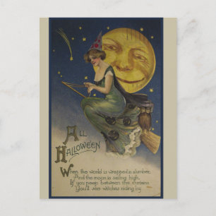 Carte Postale Halloween vintage