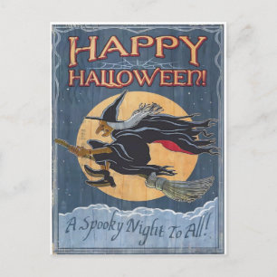 Carte Postale Halloween vintage