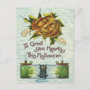 Carte Postale Halloween vintage