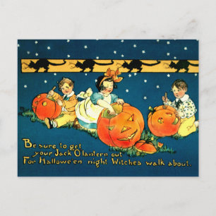 Carte postale Halloween Vintage