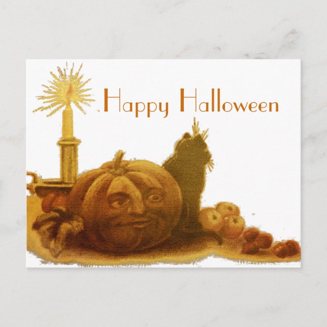 Carte postale Halloween vintage (Devant)