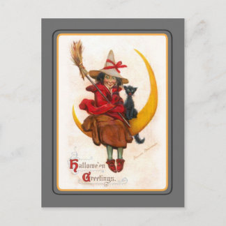Carte Postale Halloween vintage