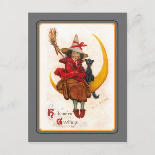 Carte Postale Halloween vintage (Devant)