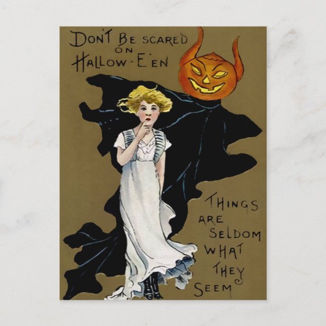 Carte postale Halloween vintage (Devant)