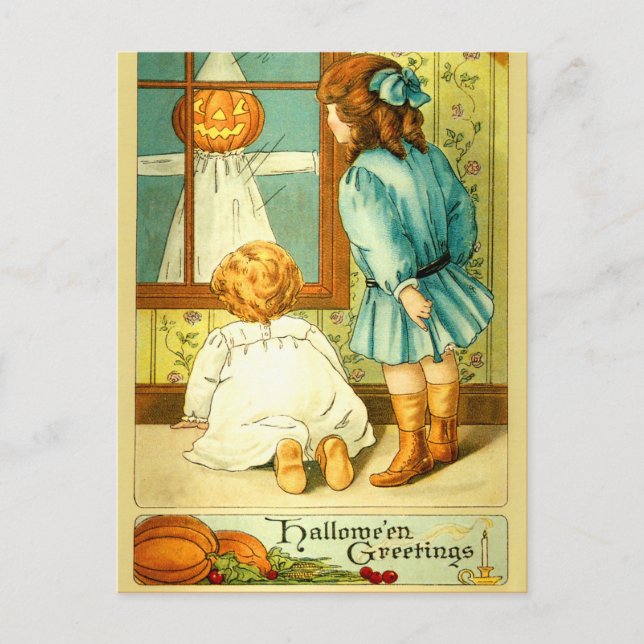Carte Postale Halloween vintage (Devant)