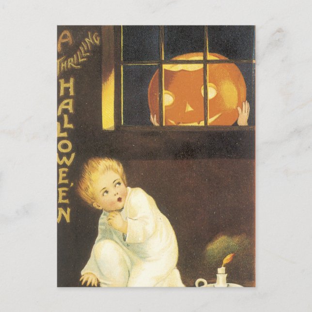 Carte postale Halloween vintage (Devant)