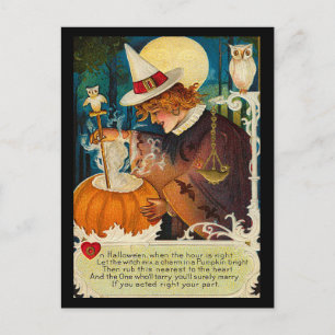 Carte Postale Halloween vintage