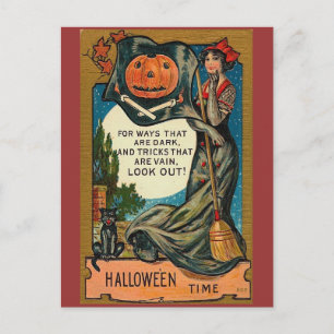 Carte Postale Halloween vintage