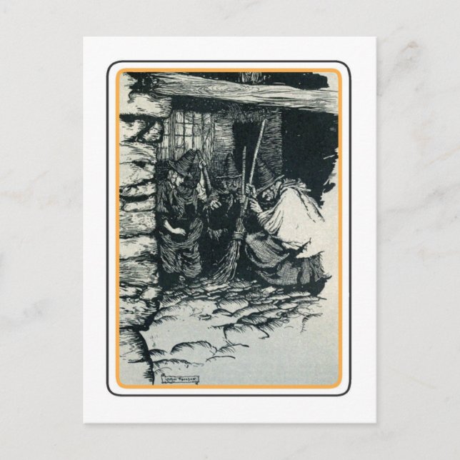 Carte Postale Halloween vintage (Devant)