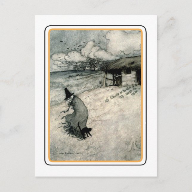Carte Postale Halloween vintage (Devant)