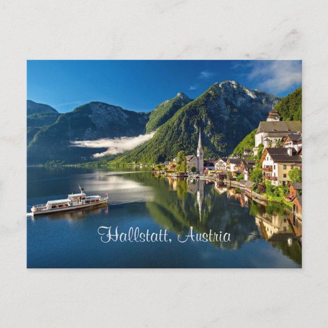 Carte Postale Hallstatt, Autriche Photographie pittoresque (Devant)
