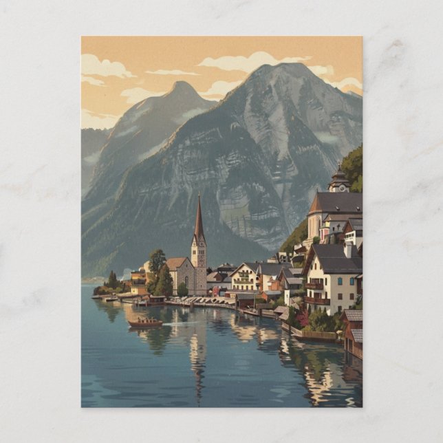 Carte Postale Hallstatt Autriche Voyage (Devant)