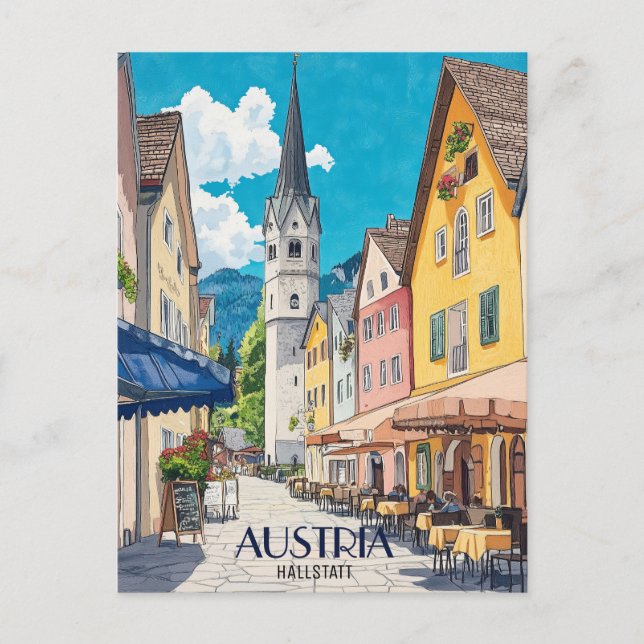 Carte Postale Hallstatt Autriche Voyage (Devant)