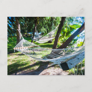 Carte Postale Hamac sur la plage, Fidji