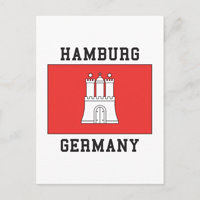 Carte Postale Hambourg Allemagne (Devant)