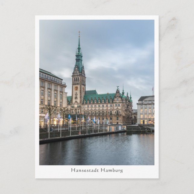 Carte Postale Hambourg Allemagne (Devant)