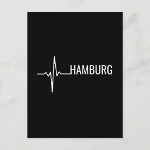 Carte Postale Hambourg City Heartbeat