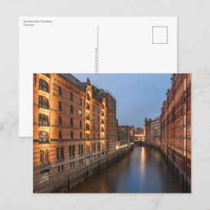 Carte Postale Hambourg Speicherstadt
