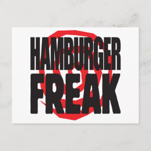 Carte Postale Hamburger Freak