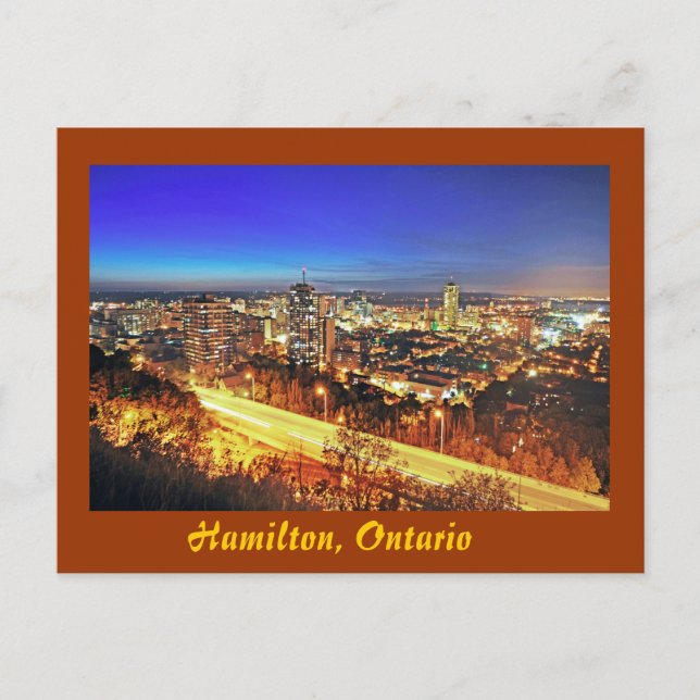Carte Postale Hamilton, Ontario, Canada (Devant)