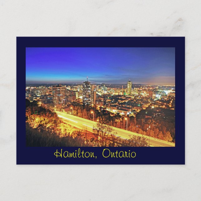 Carte Postale Hamilton, Ontario, Canada (Devant)