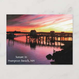 Carte Postale Hampton Beach Sunset