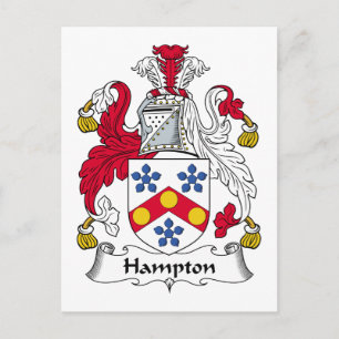 Carte Postale Hampton Family Crest
