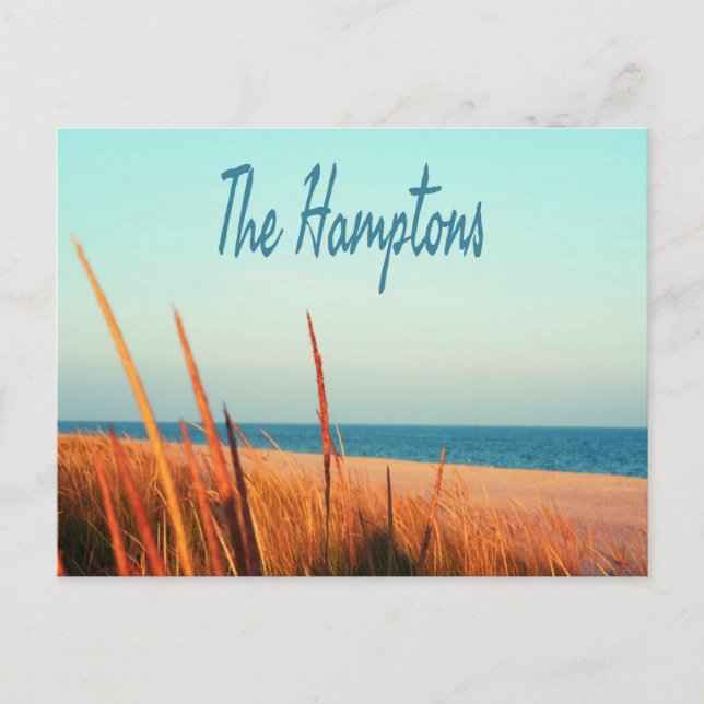 Carte Postale Hamptons Beach Long Island New York (Devant)