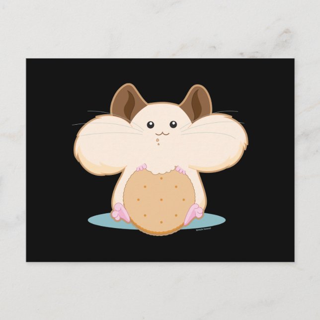 Carte Postale Hamster faim (Devant)