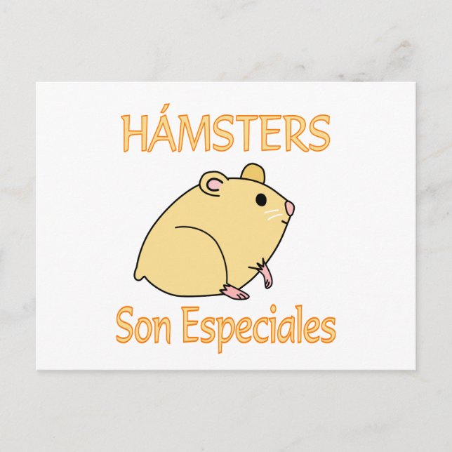 Carte Postale Hamsters Son Especiales (Devant)