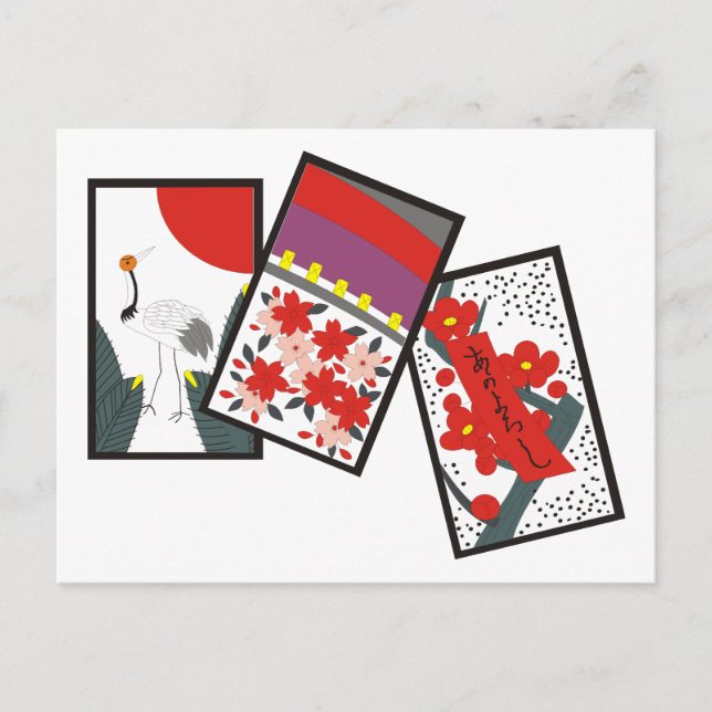 Carte Postale Hanafuda (Devant)