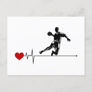 Carte Postale Handball Coach Handballer Drôle Dire