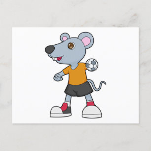 Carte Postale Handball de souris