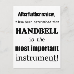 Carte Postale Handbell Instrument le plus important