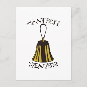 Carte Postale Handbell Ringer