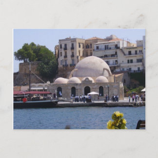 Carte Postale Hania, port intérieur de Crète